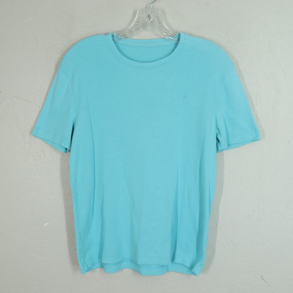 Lauren Ralph Lauren Tshirt Women S Blue Embroidered Casual Crew Neck